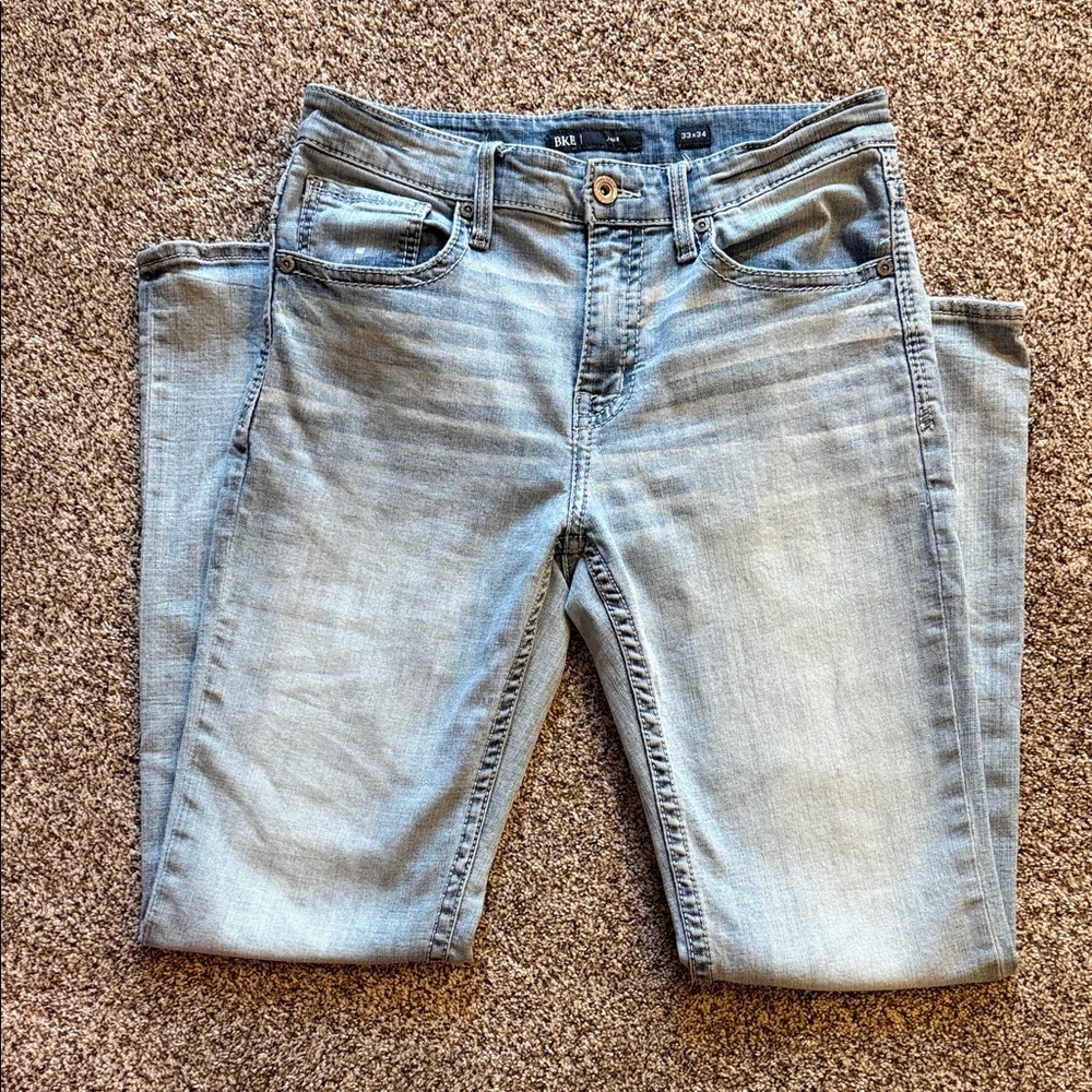 BKE Bootcut Jeans in Soft Blue